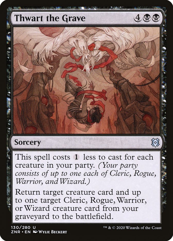 Thwart the Grave [Zendikar Rising] MTG Single Magic: The Gathering | Red Claw Gaming