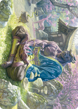Kosei, Penitent Warlord Art Card [Kamigawa: Neon Dynasty Art Series] MTG Single Magic: The Gathering | Red Claw Gaming