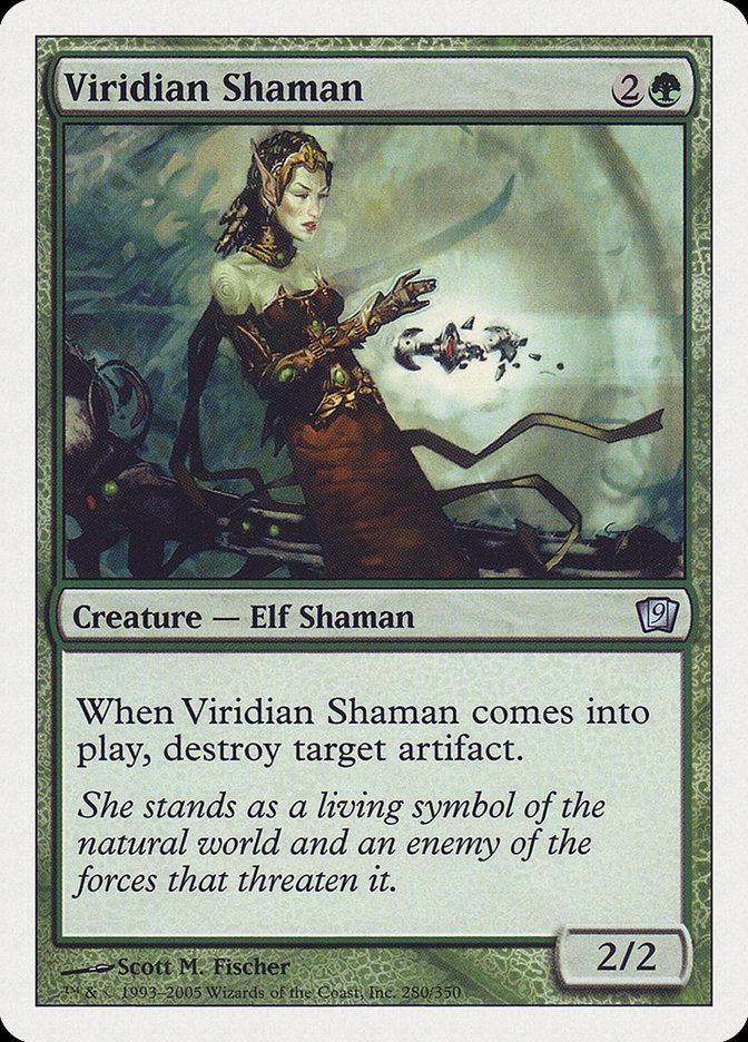 Viridian Shaman [Ninth Edition] MTG Single Magic: The Gathering | Red Claw Gaming