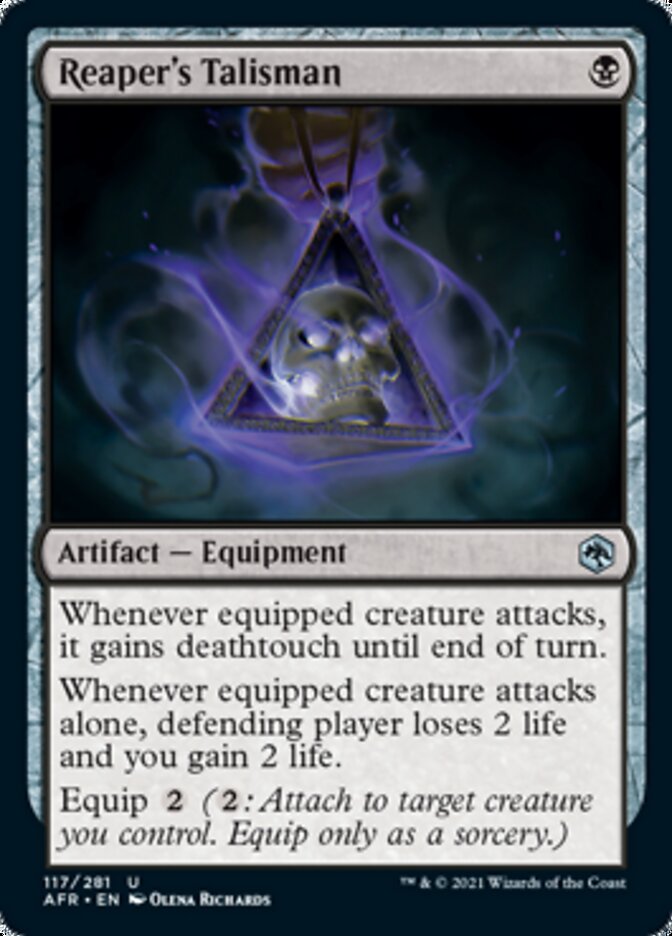Reaper's Talisman [Dungeons & Dragons: Adventures in the Forgotten Realms] MTG Single Magic: The Gathering | Red Claw Gaming