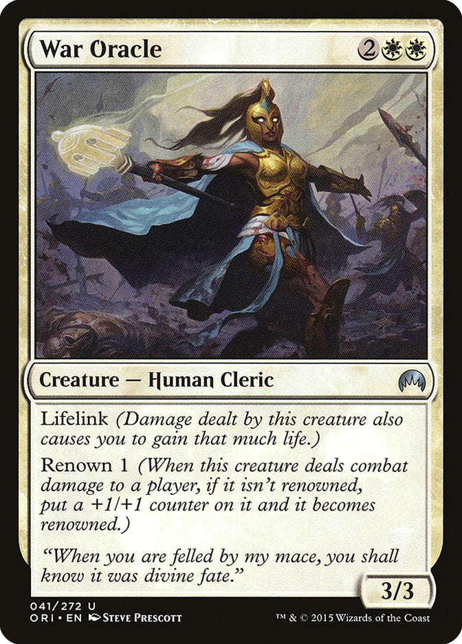 War Oracle [Magic Origins] MTG Single Magic: The Gathering | Red Claw Gaming