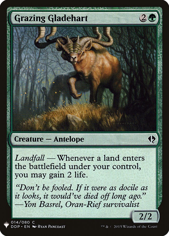 Grazing Gladehart [Mystery Booster] MTG Single Magic: The Gathering    | Red Claw Gaming