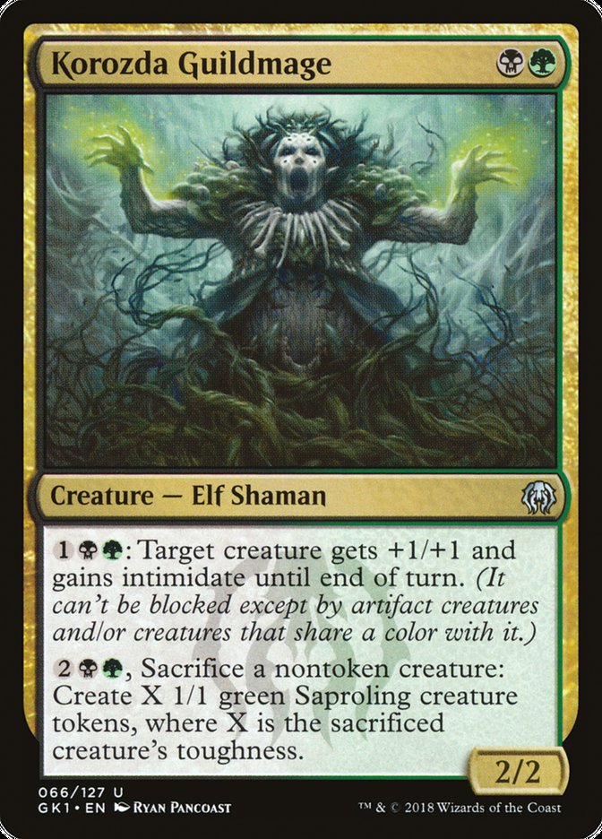 Korozda Guildmage [Guilds of Ravnica Guild Kit] MTG Single Magic: The Gathering | Red Claw Gaming