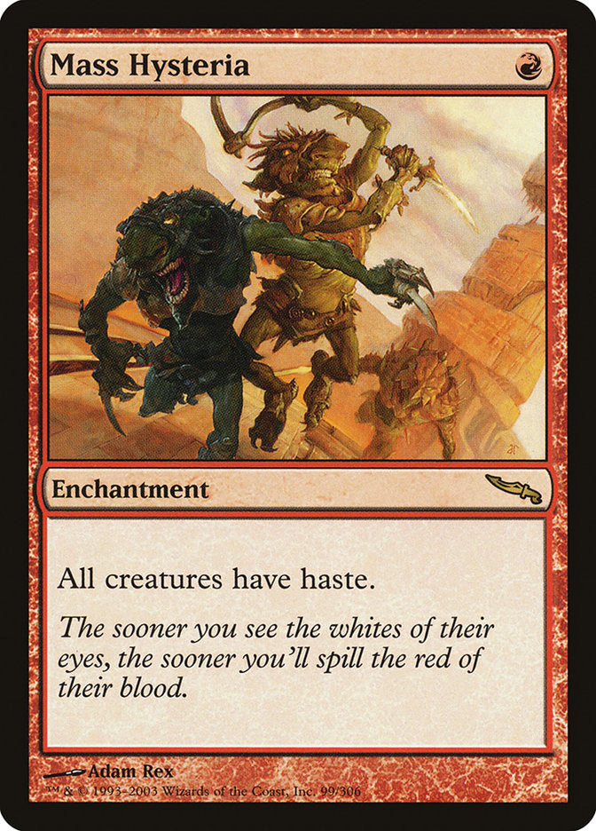 Mass Hysteria [Mirrodin] MTG Single Magic: The Gathering | Red Claw Gaming