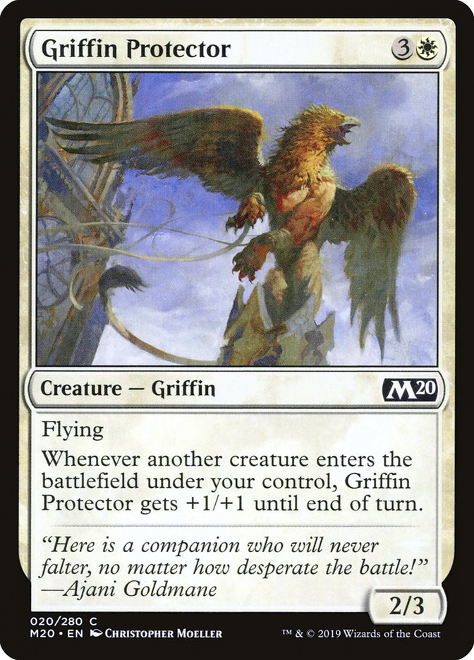 Griffin Protector [Core Set 2020] MTG Single Magic: The Gathering | Red Claw Gaming
