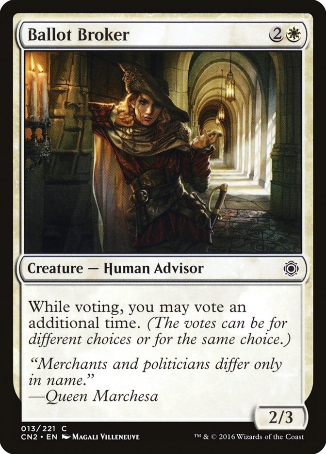 Ballot Broker [Conspiracy: Take the Crown] MTG Single Magic: The Gathering | Red Claw Gaming