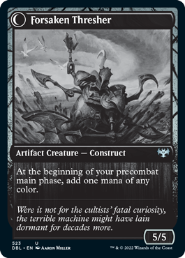 Foreboding Statue // Forsaken Thresher [Innistrad: Double Feature] MTG Single Magic: The Gathering | Red Claw Gaming