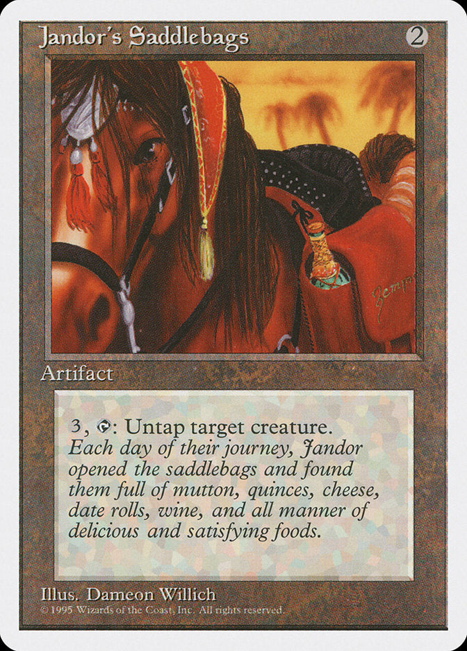 Jandor's Saddlebags [Fourth Edition] MTG Single Magic: The Gathering | Red Claw Gaming
