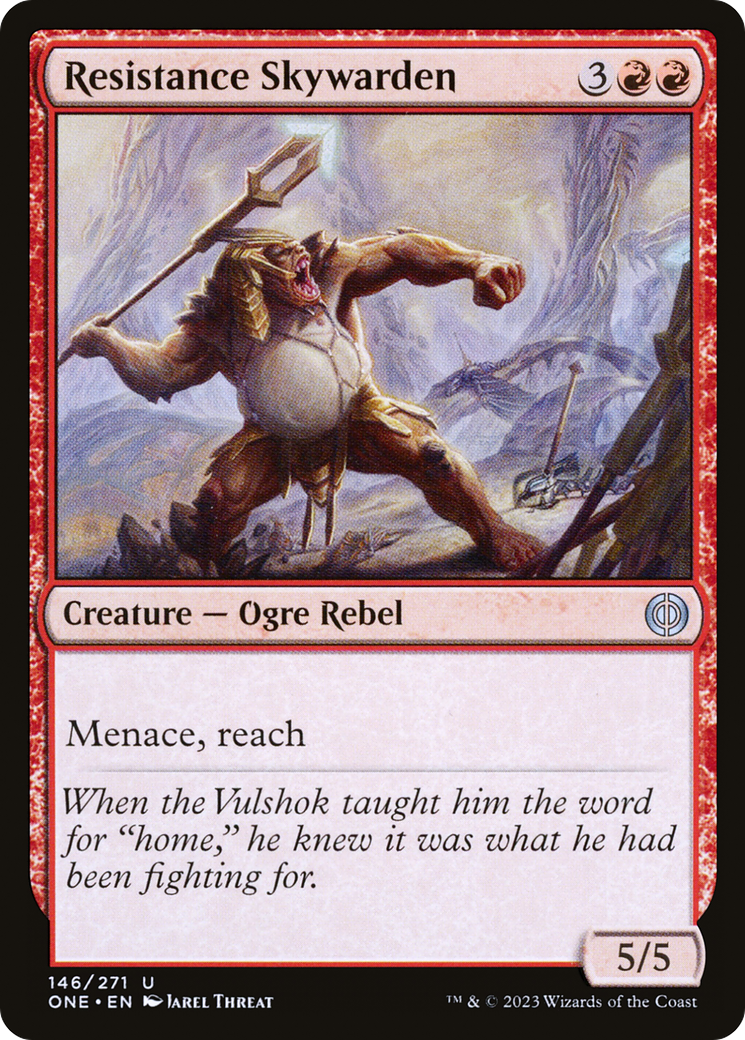 Resistance Skywarden [Phyrexia: All Will Be One] MTG Single Magic: The Gathering | Red Claw Gaming