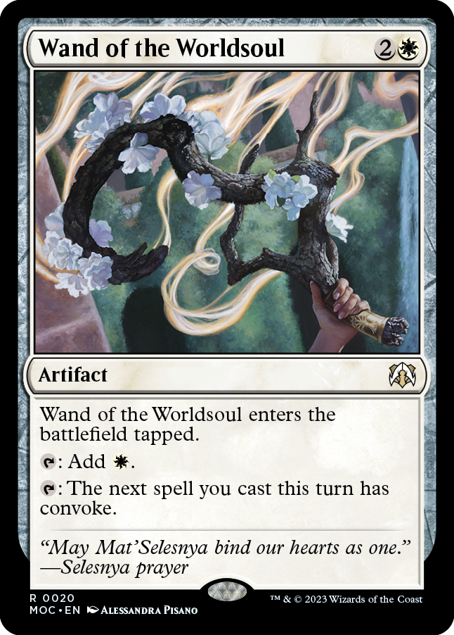 Wand of the Worldsoul [March of the Machine Commander] MTG Single Magic: The Gathering | Red Claw Gaming