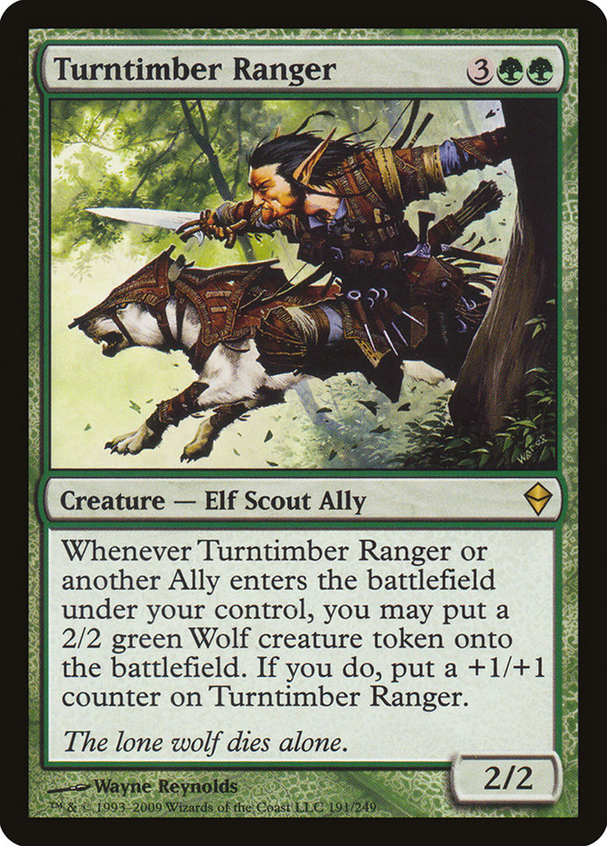 Turntimber Ranger [Zendikar] MTG Single Magic: The Gathering | Red Claw Gaming