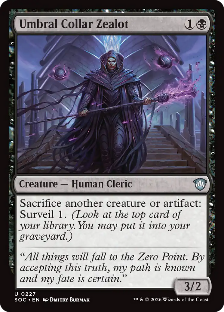 Umbral Collar Zealot [Secrets of Strixhaven Commander] MTG Single Magic: The Gathering | Red Claw Gaming