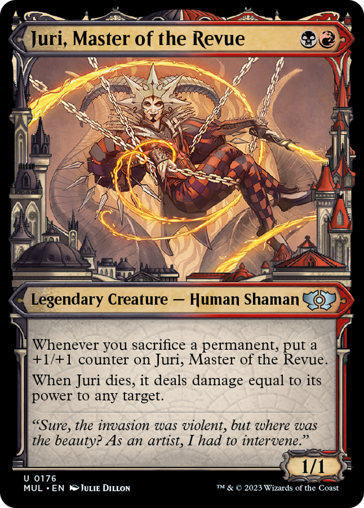 Juri, Master of the Revue (Halo Foil) [Multiverse Legends] MTG Single Magic: The Gathering | Red Claw Gaming