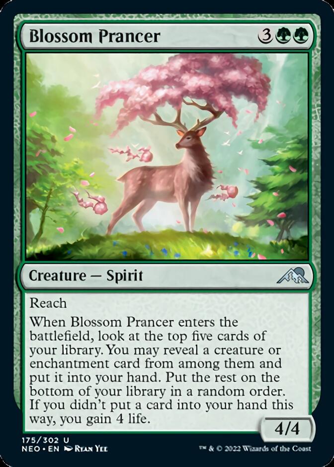 Blossom Prancer [Kamigawa: Neon Dynasty] MTG Single Magic: The Gathering    | Red Claw Gaming