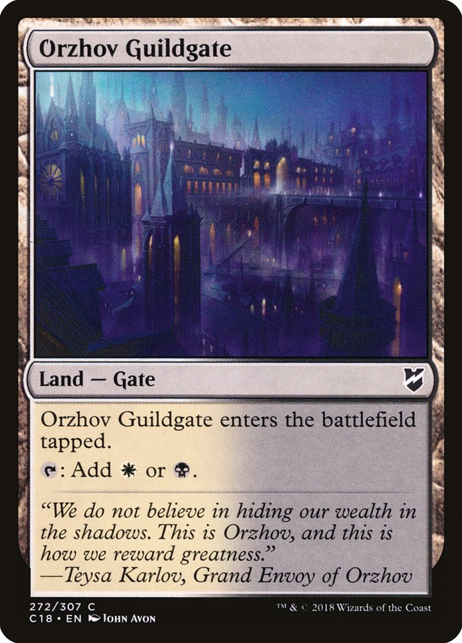 Orzhov Guildgate [Commander 2018] MTG Single Magic: The Gathering | Red Claw Gaming