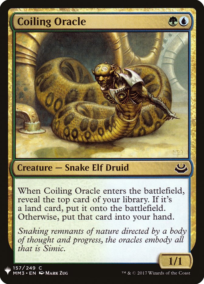 Coiling Oracle [Mystery Booster] MTG Single Magic: The Gathering    | Red Claw Gaming