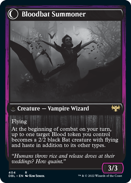 Voldaren Bloodcaster // Bloodbat Summoner [Innistrad: Double Feature] MTG Single Magic: The Gathering | Red Claw Gaming