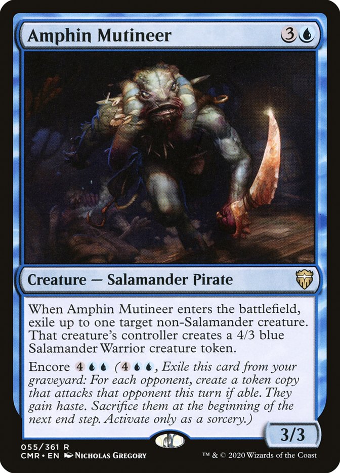 Amphin Mutineer [Commander Legends] MTG Single Magic: The Gathering | Red Claw Gaming