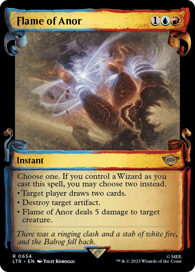 Flame of Anor [The Lord of the Rings: Tales of Middle-Earth Showcase Scrolls] MTG Single Magic: The Gathering | Red Claw Gaming