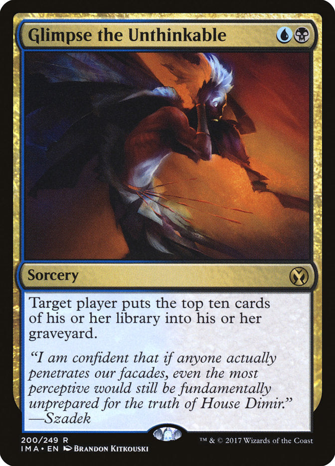Glimpse the Unthinkable [Iconic Masters] MTG Single Magic: The Gathering | Red Claw Gaming