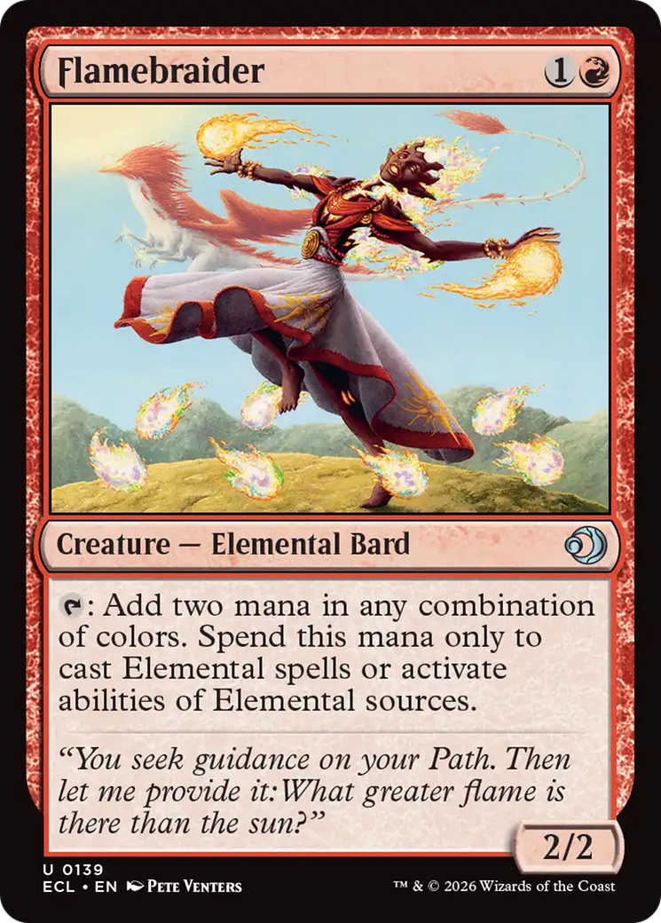 Flamebraider [Lorwyn Eclipsed] MTG Single Magic: The Gathering | Red Claw Gaming
