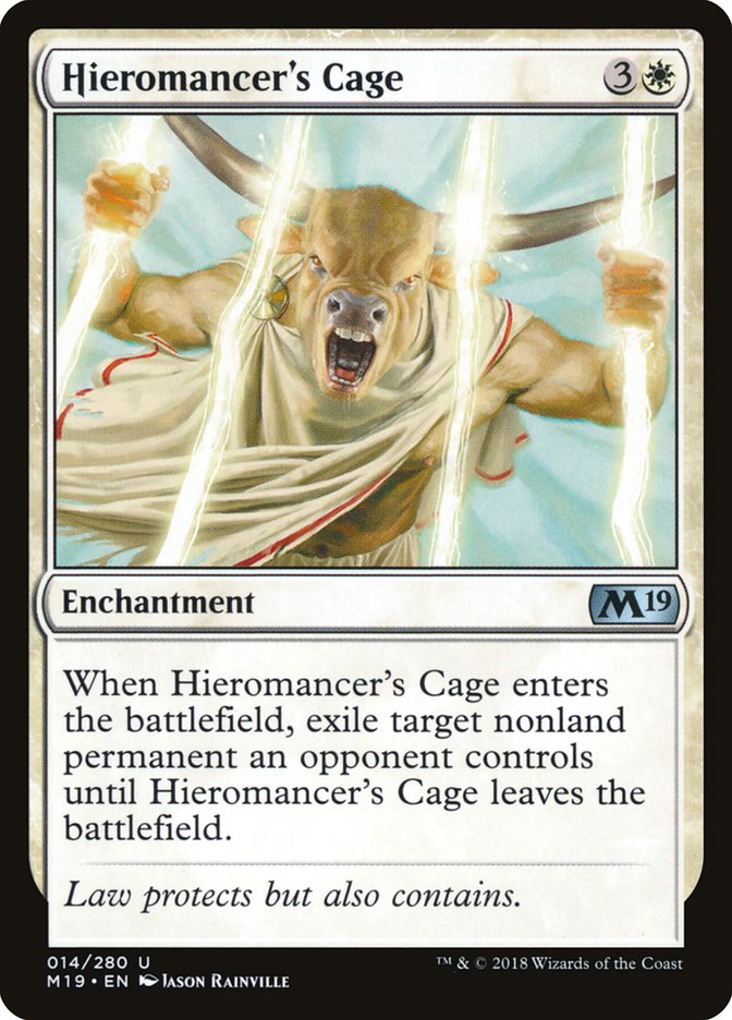 Hieromancer's Cage [Core Set 2019] MTG Single Magic: The Gathering | Red Claw Gaming