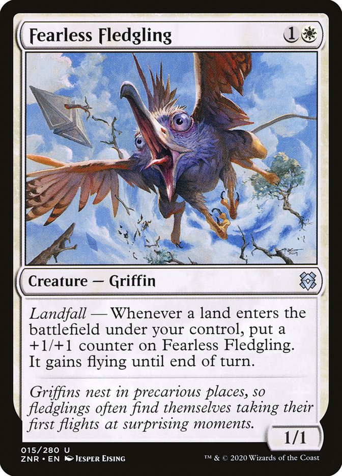Fearless Fledgling [Zendikar Rising] MTG Single Magic: The Gathering | Red Claw Gaming