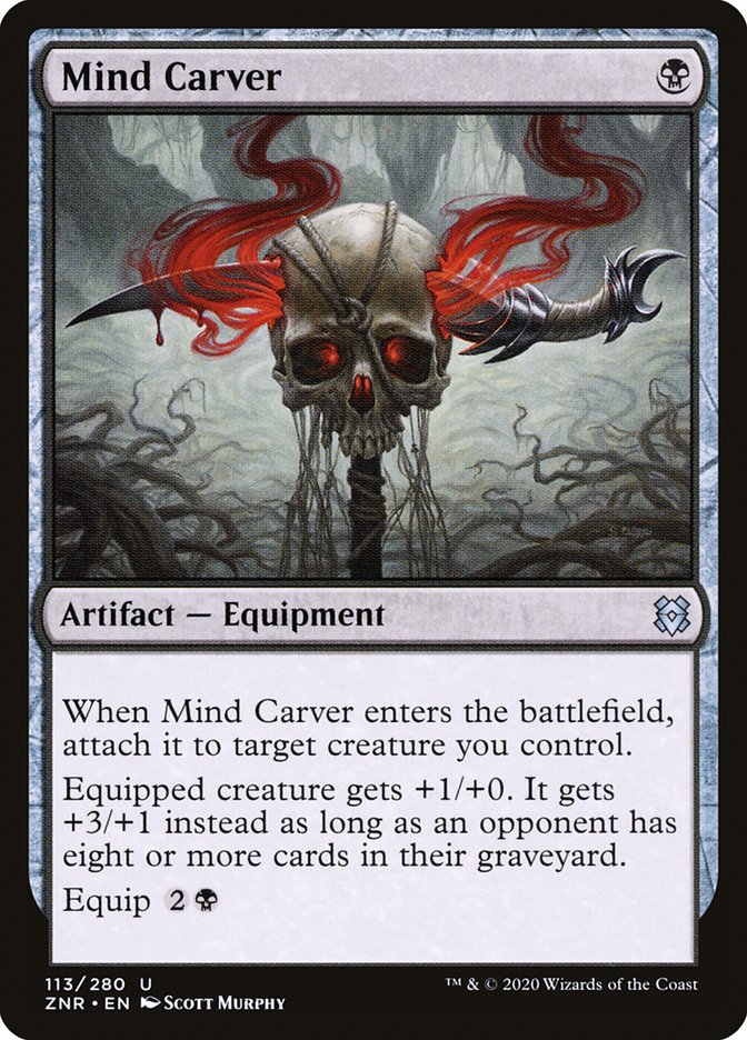 Mind Carver [Zendikar Rising] MTG Single Magic: The Gathering | Red Claw Gaming
