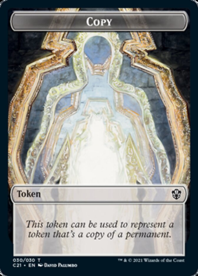 Copy // Construct (030) Double-Sided Token [Commander 2021 Tokens] MTG Single Magic: The Gathering | Red Claw Gaming