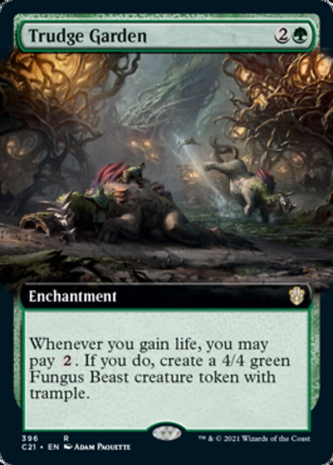 Trudge Garden (Extended Art) [Commander 2021] MTG Single Magic: The Gathering | Red Claw Gaming