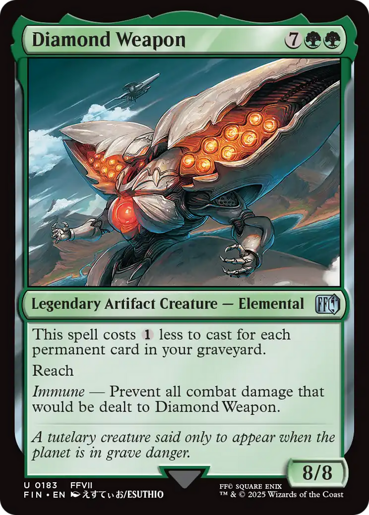 Diamond Weapon [FINAL FANTASY] MTG Single Magic: The Gathering | Red Claw Gaming
