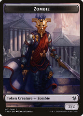 Human Soldier // Zombie Double-Sided Token [Theros Beyond Death Tokens] MTG Single Magic: The Gathering | Red Claw Gaming