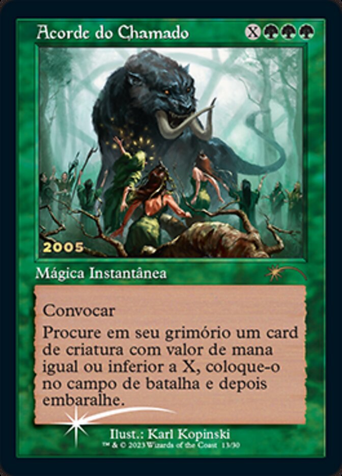 Acordo do Chamado (Chord of Calling) [30th Anniversary Promos] MTG Single Magic: The Gathering | Red Claw Gaming