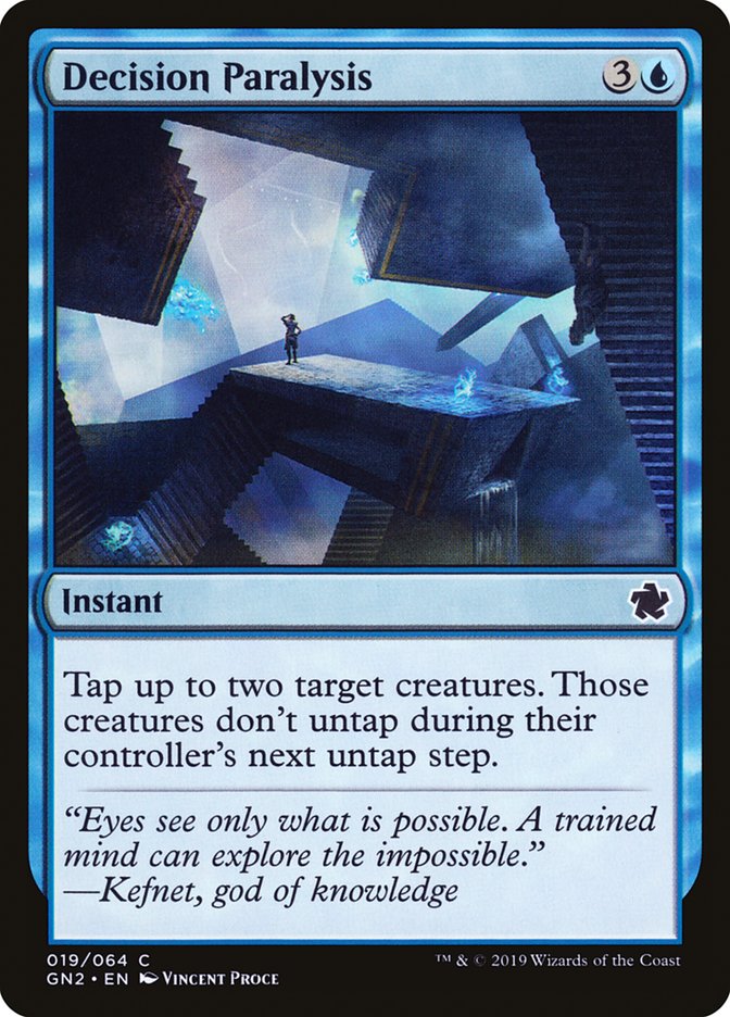 Decision Paralysis [Game Night 2019] MTG Single Magic: The Gathering | Red Claw Gaming