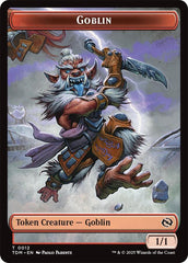 Dog // Goblin Double-Sided Token [Tarkir: Dragonstorm Commander Tokens] MTG Single Magic: The Gathering | Red Claw Gaming