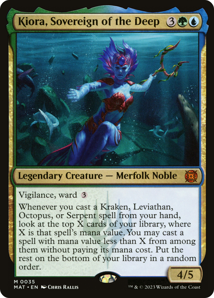 Kiora, Sovereign of the Deep [March of the Machine: The Aftermath] MTG Single Magic: The Gathering | Red Claw Gaming
