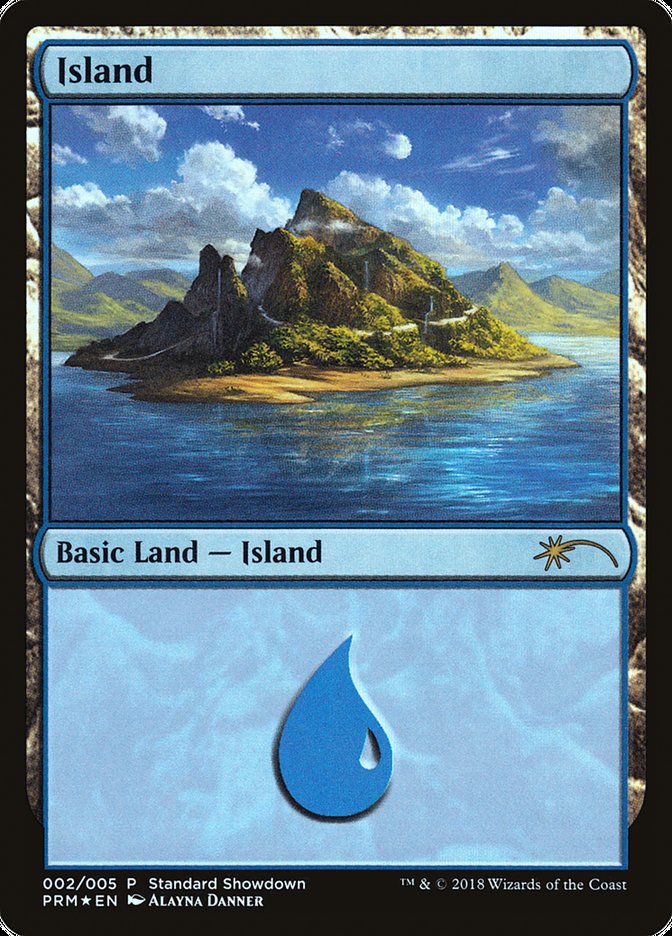 Island (Alayna Danner) [Standard Showdown Promos] MTG Single Magic: The Gathering | Red Claw Gaming