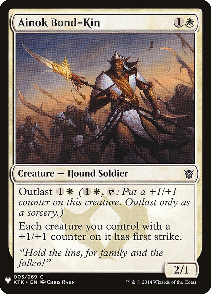 Ainok Bond-Kin [Mystery Booster] MTG Single Magic: The Gathering | Red Claw Gaming