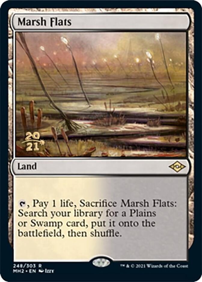 Marsh Flats [Modern Horizons 2 Prerelease Promos] MTG Single Magic: The Gathering | Red Claw Gaming
