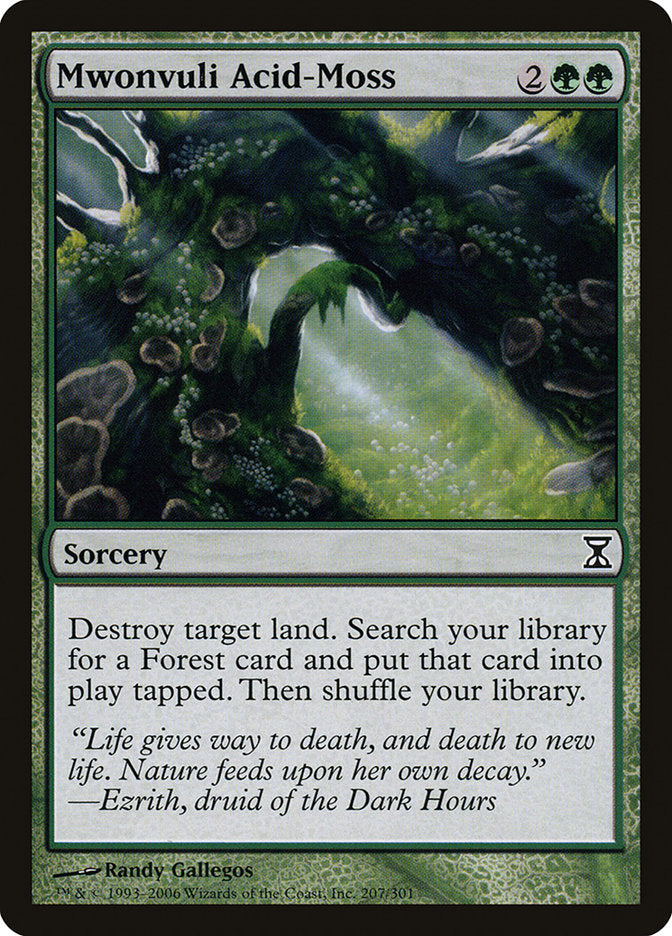 Mwonvuli Acid-Moss [Time Spiral] MTG Single Magic: The Gathering | Red Claw Gaming