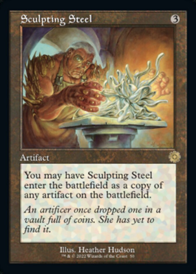 Sculpting Steel (Retro) [The Brothers' War Retro Artifacts] MTG Single Magic: The Gathering | Red Claw Gaming