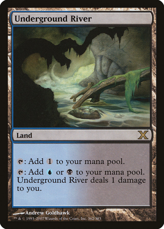 Underground River [Tenth Edition] MTG Single Magic: The Gathering | Red Claw Gaming