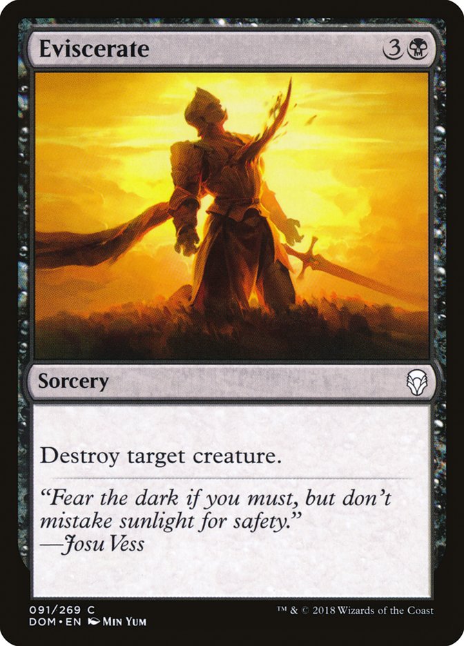 Eviscerate [Dominaria] MTG Single Magic: The Gathering | Red Claw Gaming