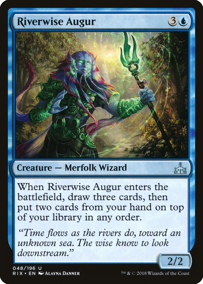 Riverwise Augur [Rivals of Ixalan] MTG Single Magic: The Gathering | Red Claw Gaming