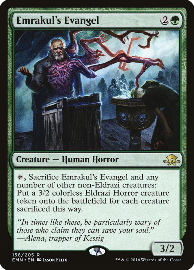 Emrakul's Evangel [Eldritch Moon] MTG Single Magic: The Gathering | Red Claw Gaming