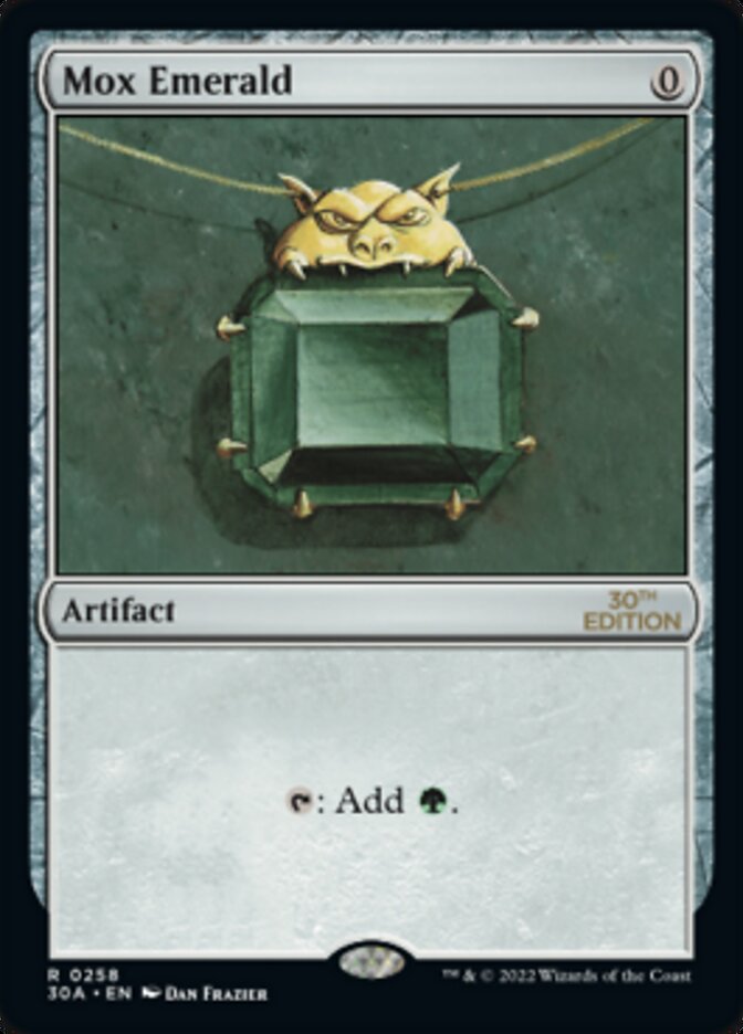 Mox Emerald [30th Anniversary Edition] MTG Single Magic: The Gathering | Red Claw Gaming