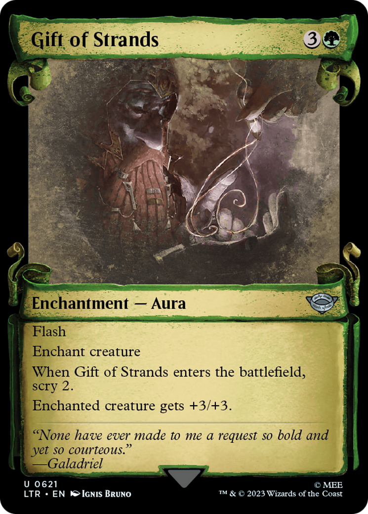 Gift of Strands [The Lord of the Rings: Tales of Middle-Earth Showcase Scrolls] MTG Single Magic: The Gathering | Red Claw Gaming