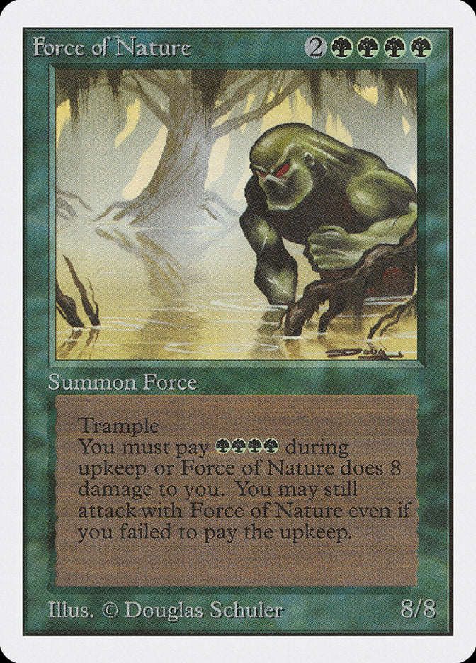 Force of Nature [Unlimited Edition] MTG Single Magic: The Gathering | Red Claw Gaming