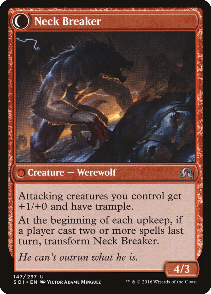 Breakneck Rider // Neck Breaker [Shadows over Innistrad] MTG Single Magic: The Gathering | Red Claw Gaming