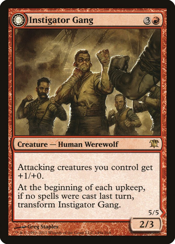 Instigator Gang // Wildblood Pack [Innistrad] MTG Single Magic: The Gathering | Red Claw Gaming